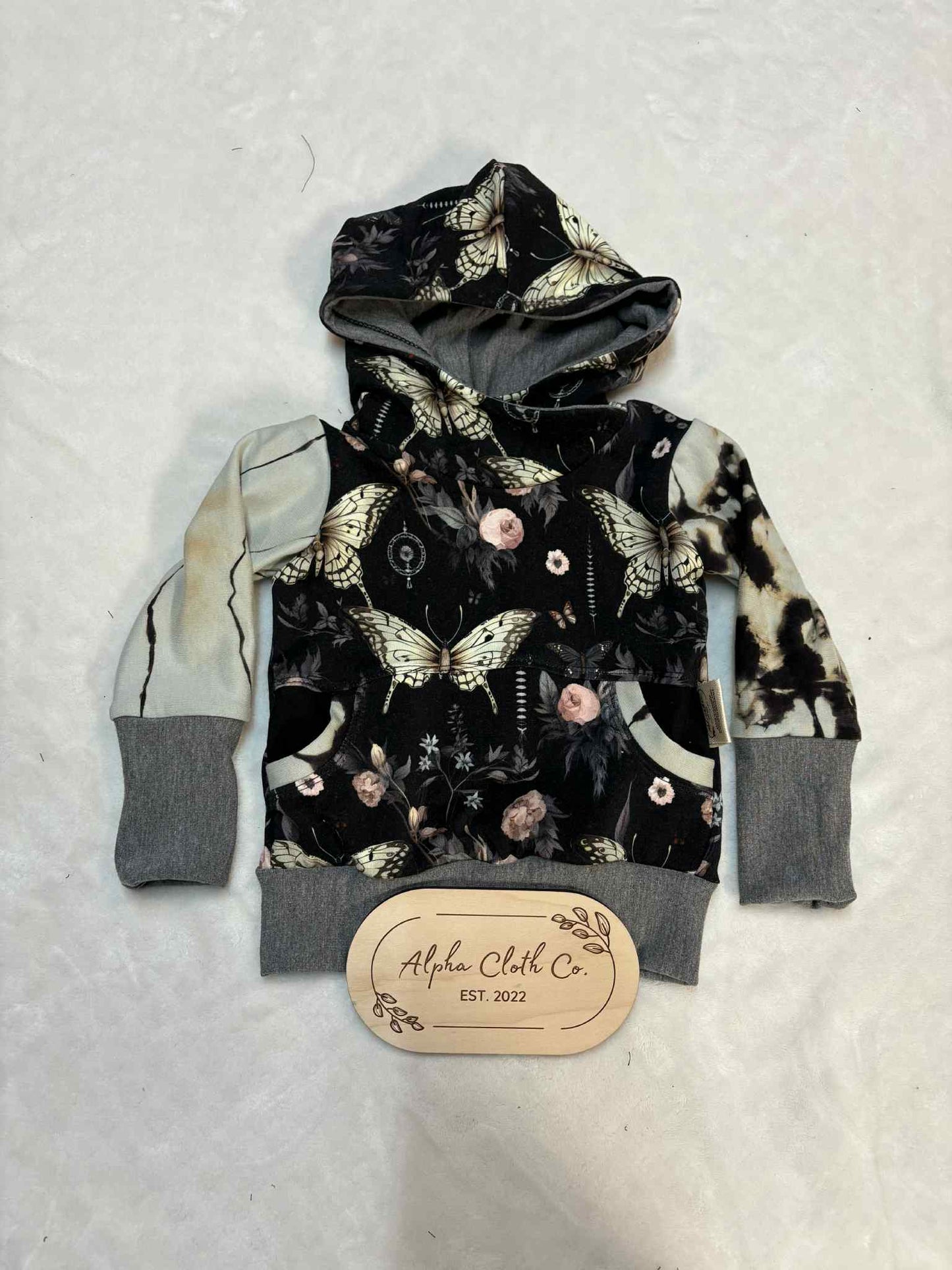 3-12 M Desert Eclipse/ Midnight Garden Colourblocked hoodie