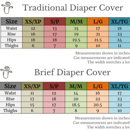 Seafarer Traditional Diaper Cover - COZY STRIPED